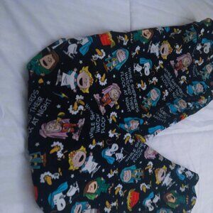 Peanuts christmas shepherd at night leggings 2xl
